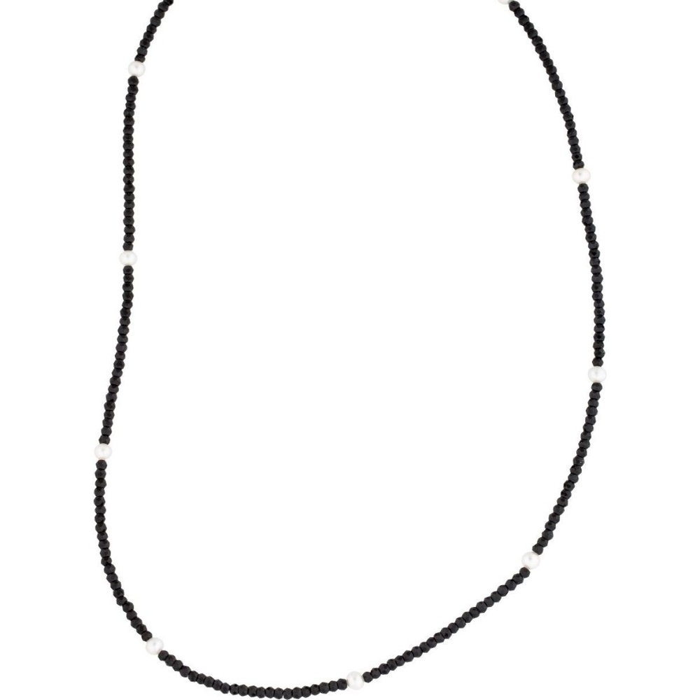 New Tiffany Ziegfeld Black Spinel & Pearl Necklace - Picture 2 of 5